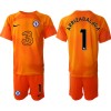 Maglia da Calcio Portiere Chelsea Orange Arrizabalaga 1 2022-23 per Bambino